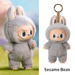 Labubu The Monsters Exciting Macaron Plush - Sesame Bean